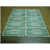 Image 2 : 10 ASSORTED 1935 $1 SILVER CERTIFICATES