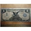 Image 1 : 1899 LARGE SIZE $1 SILVER CERTIFICATE BLACK EAGLE