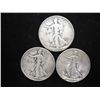 Image 1 : 1934-D,36 & 45-D WALKING LIBERTY HALF DOLLAR