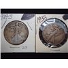 Image 1 : 1929-S & 38 WALKING LIBERTY HALF DOLLAR
