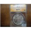 Image 1 : 1887 MORGAN SILVER DOLLAR ANACS MS63