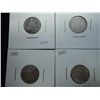 Image 1 : 1888,89,90 & 91 SEATED LIBERTY DIMES