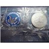 Image 2 : 1971-S IKE SILVER DOLLAR UNC (BLUE PACK)