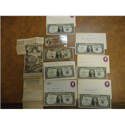 8 PIECE CURRENCY LOT SEE DESCRIPTION