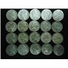 Image 1 : 20 ASSORTED 35% SILVER JEFFERSON WAR NICKELS