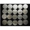 Image 2 : 20 ASSORTED 35% SILVER JEFFERSON WAR NICKELS