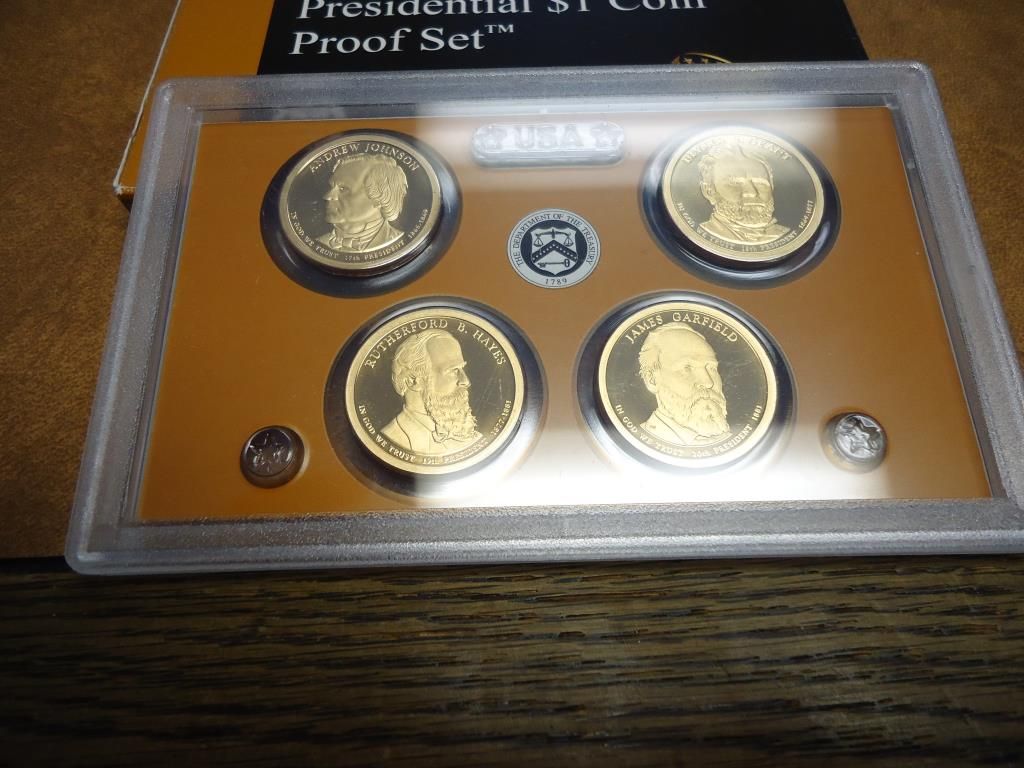 thumbnail image 2 of 2011 Presidential $1 Dollar Colorized 4-Coin Complete Set - Uncirculated With Protective Capsules 2 of 2