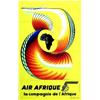 Image 1 : Air Afrique - la compagnie de l'Afrique     1963  HERMEREL M.      Havas Aff. N.E.    B.E.  B + 2...