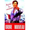 Image 1 : Ordre Nouveau   Rejoins tes camarades     Roma Aff. N.E.    B.E.  B +  Dechirures dans la marge e...