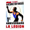 Image 1 : 1er Anniversaire de la Legion  SOGNO Resurrection francaise - Rare affiche du regime de Vichy...