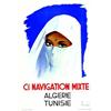 Image 1 : Cie de Navigation Mixte  DARD MAURICE Algerie Tunisie     Robaudy   Cannes Aff. N.E.    T.B.E.  A...