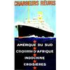 Chargeurs Reunis  HOOK SANDY Amerique du Sud, Côte Occidentale d'Afrique, Indochine, Croisieres....