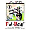 Image 1 : Pre-Neuf - The only Apple Brandy sold on Queen Mary & Queen Elisabeth - Cunard 1938 Pre-Neuf (Cal...