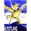 Image 1 : Aeroplans   Signe R. Th      Maquette gouache / Gouach model    B.E.  B + 500/800 € 38,5 x 28 cm...