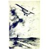Supermarine.     1929  CARRE LUCIEN       Lithographie rehaussee a la gouache /  Mixted media lit...