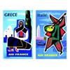 Image 1 : Lot de 2 : Air France  GEORGET GUY Grece / Italie     Bedos & Cie   Paris Lot de 2 Aff. N.E / Lot...
