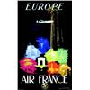Image 1 : Europe - Air France  MAURUS      Goossens Aff. N.E.    B.E.  B + 150/300 € 100 x 62 cm 980/1970...