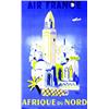 Image 1 : Air France - Afrique du Nord  VILLEMOT      Hubert Baille & Cie   Paris Aff. N.E.    B.E.  B + 30...