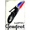 Image 1 : Moto Peugeot  DAM      L. Damour   Paris Aff. N.E.    B.E.  B +  Traces de plis, dechirures / Fo...