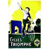 Image 1 : Cycles Triomphe       Paris         Aff. E.    B.E.  B +  Petit manque / Little missing paper. 18...