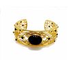 Image 1 : Sterling Silver .925 Elegant Onyx Bangle