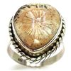 Image 1 : Sterling Silver .925 Picture Jasper Ring