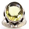 Image 1 : Sterling Silver .925 Lemon Quartz Ring