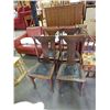 Image 1 : OLD CANADIANA OAK CHAIRS -  4 X BID