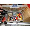 Image 1 : BOX OF ASSORTED TAPE