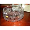 Image 1 : PIN WHEEL LEADED CRYSTAL BOWL