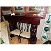 Image 1 : EXQUISITE CARVED MAHOGANY FIRE SURROUND