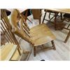Image 1 : MAPLE DINING CHAIRS - 4 PLUS ONE CAPTAINS -= 5 X BID