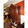 Image 1 : LARGE MAHOGANY WARDROBE - 2 PARTS FOR TRANSPORT AS-IS