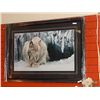 Image 1 : FRAMED PRINT "DOZING LYNX - ROBERT BATEMAN - GALLERY PRICE APPROX. $550