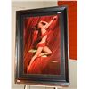 Image 1 : FRAMED PRINT "MARILYN IN RED - GALLERY PRICE APPROX. $550