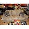 Image 1 : CONTEMPORARY UPHOLSTERED COUCH - BEIGE - NEW