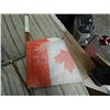 Image 1 : VINTAGE CANADA FLAGS - CLOTH - 3 TOTAL