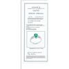 Image 3 : Nat. Emerald .90ct w/ Diamond Ring