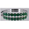 Image 1 : Nat Emerald w/ Diamond Bracelet