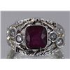 Image 1 : Nat. Ruby W/ Diamond Ring