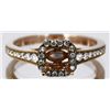 Image 1 : 14kt Rose Gold Diamond Semi Mount