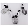 Image 1 : Quartz and Onyx Necklace