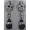 Image 1 : Evening Diamond w/ Onyx Earrings