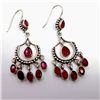 Image 1 : Sterling Silver .925 Vintage Dangle Earrings