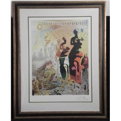 Salvador Dali Signed Print Hallucinogenic Toreador-Frmd