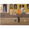 Image 2 : Michel Delacroix Original Art Print Moulin de Paris