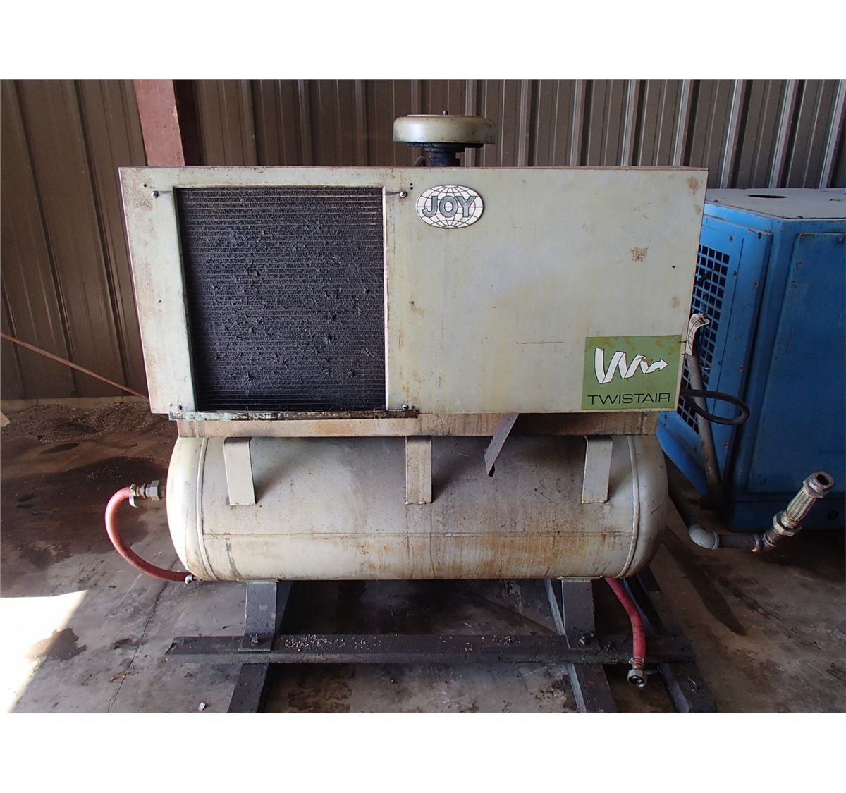 Lot #65: Joy Twistair TA-030TANZA Compressor Max Pressure 125 Rotary Screw Type Lot #65: Joy Twistair TA-030TANZA Compressor Max Pressure 125 Rotary Screw Type