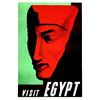 Image 1 : Visit Egypt   Representation d'Akhenaton.     Institut Graphique Egyptien Aff. E.    B.E.  B +  C...