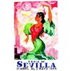 Image 1 : Feria de Sevilla - 1954 SIO Leon 27 abril al de 2 mayo 1954 Jose M° Ventura Hita Granada Aff. E....