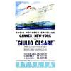 Image 1 : Italia - Societa di Navigazione       Genova (Italia)   3 voyages speciaux Cannes, New Yor...